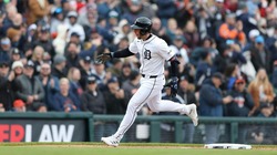 Man running to bases